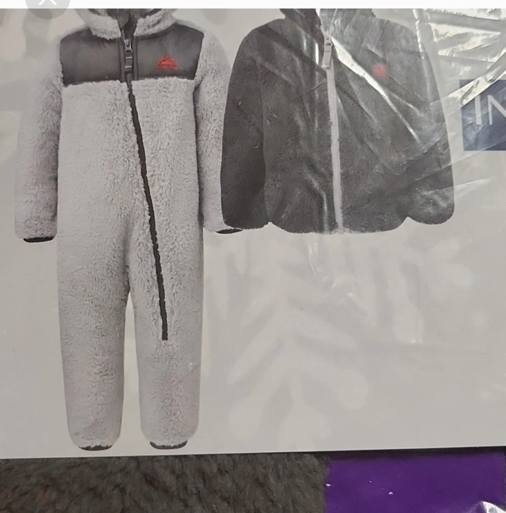 Snozu Infant 2-2-piece Fleece Sets bundle,  nwt  grey/dark charcoal nwt